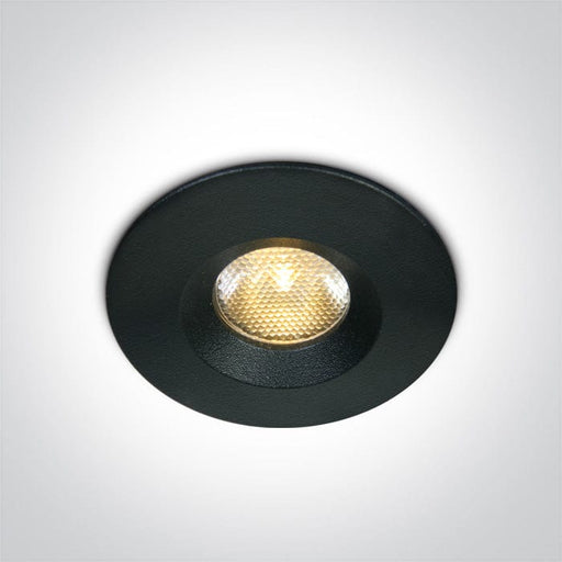 LED Spotlight Black Circular Warm White LED Dimmable Outdoor 270lm Aluminium One Light SKU:10103M/B/W - Toplightco