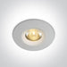 LED Spotlight White Circular Warm White LED Dimmable Outdoor 270lm Aluminium One Light SKU:10103M/W/W - Toplightco
