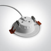 LED Downlight White Circular Cool White LED built in 220lm 3W Aluminium One Light SKU:10103T/W/C - Toplightco