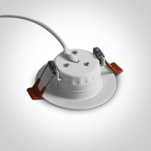 LED Downlight White Circular Warm White LED built in 210lm 3W Aluminium One Light SKU:10103T/W/W - Toplightco