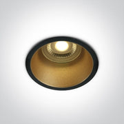 Recessed LED Spotlight Black Circular Replaceable lamp 50W Aluminium One Light SKU:10105AD/B/BS - Toplightco