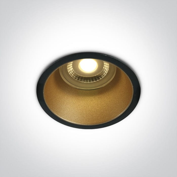 Recessed LED Spotlight Black Circular Replaceable lamp 50W Aluminium One Light SKU:10105AD/B/BS - Toplightco