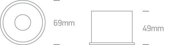 Recessed LED Spotlight Black Circular Replaceable lamp 50W Aluminium One Light SKU:10105AD/B/BS - Toplightco