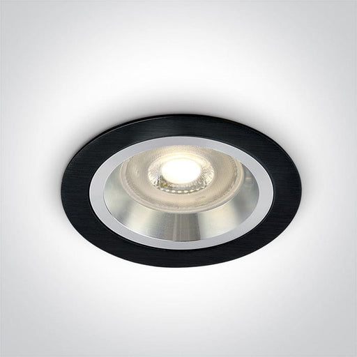 Aluminium Black 50w Recessed Dark Light Mr16 Spotlight - Toplightco
