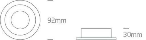 Spotlight White-Black Circular Replaceable lamp 50W Aluminium One Light SKU:10105ALG/W/B - Toplightco