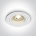 Spotlight White Circular Replaceable lamp 50W Aluminium One Light SKU:10105ALG/W - Toplightco