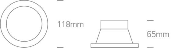 Spotlight Antique Brass Circular Die Cast One Light SKU:10105CJ/ABS/5 - Toplightco