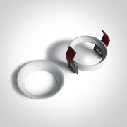 Spotlight White Circular Replaceable lamp 50W Aluminium One Light SKU:10105D2/W - Toplightco