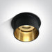 Spotlight Black-Gold Circular Replaceable lamp 50W Aluminium One Light SKU:10105D9/B/GL - Toplightco