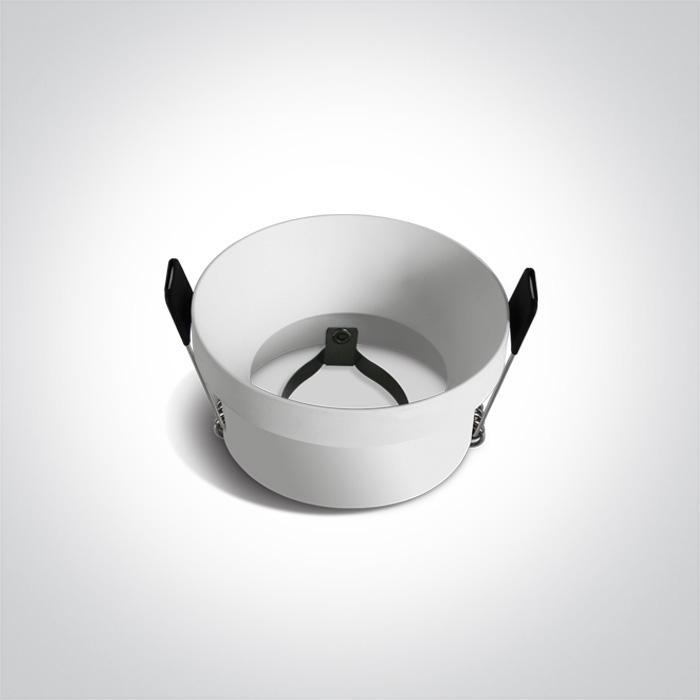 Spotlight White Circular Replaceable lamp 10W Die Cast One Light SKU:10105H/W - Toplightco