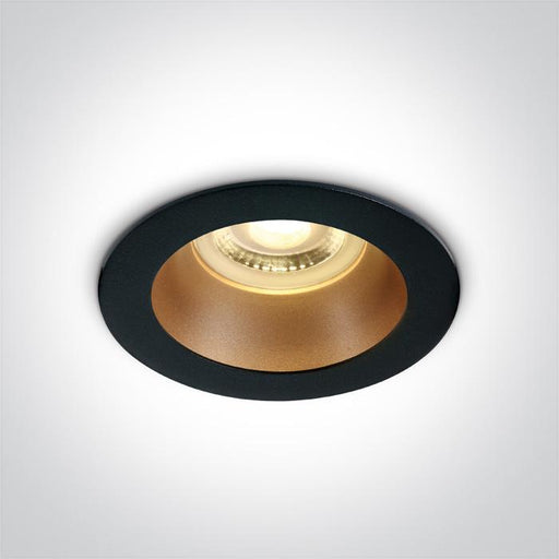 Spotlight Black-Brass Circular Replaceable lamp 10W Aluminium One Light SKU:10105M/B/BS - Toplightco