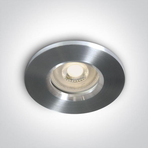 Spotlight Aluminium Circular Outdoor Replaceable lamp 50W Aluminium One Light SKU:10105R1/AL - Toplightco