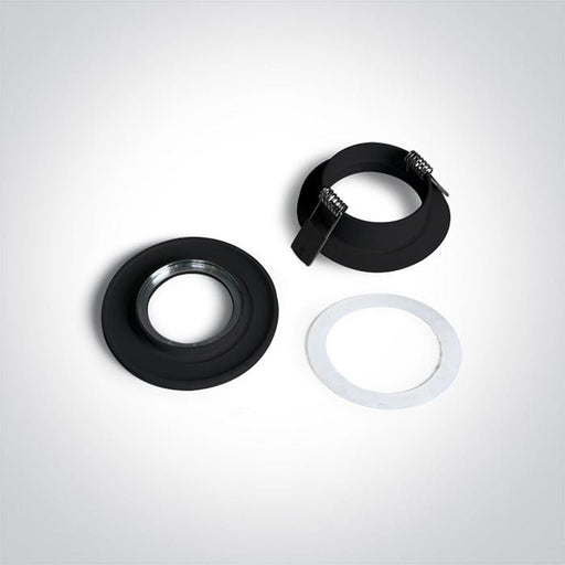 Spotlight Black Circular Outdoor Replaceable lamp 50W Aluminium One Light SKU:10105R1/B - Toplightco