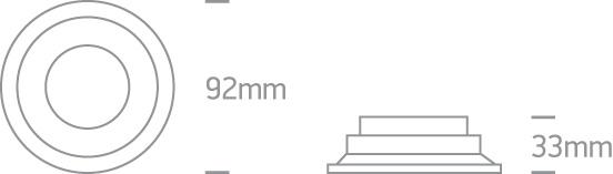 Spotlight White Circular Outdoor Replaceable lamp 50W Aluminium One Light SKU:10105R2/W - Toplightco