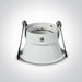 Spotlight White Circular Replaceable lamp 50W Aluminium One Light SKU:10105TG/W - Toplightco