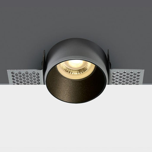 Spotlight Black Circular Replaceable lamp 50W Aluminium One Light SKU:10105TR/B - Toplightco