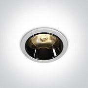 LED Spotlight White Circular Warm White LED 570lm Die Cast One Light SKU:10106DC/W/W - Toplightco