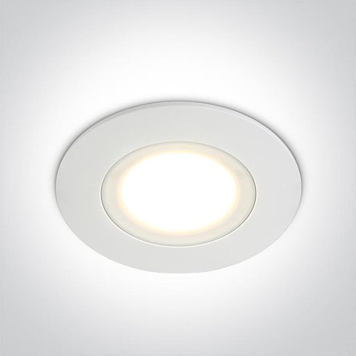 LED Spotlight Circular Cool White LED Outdoor LED built in 440lm 6W Plastic One Light SKU:10106P/W/C - Toplightco