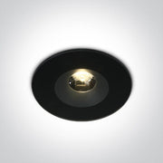 LED Spotlight Black Circular Warm White LED Outdoor LED built in 460lm 6W Die Cast + Glass One Light SKU:10106V/B/W - Toplightco