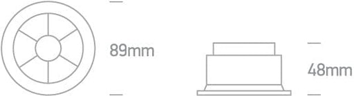 White 6W Recessed spotlight, IP20.

Complete with 150mA driver.

 One Light SKU:10106X/W/W