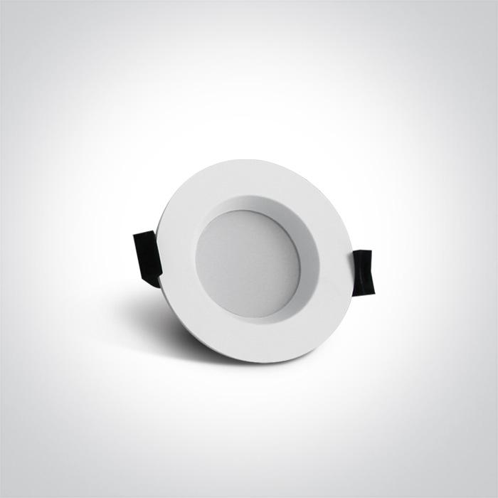 LED Downlight White Circular Warm White LED Outdoor LED built in 500lm 7W Die Cast One Light SKU:10107B/W/W - Toplightco