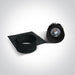 LED Spotlight Black Circular Warm White LED Outdoor 500lm Die Cast One Light SKU:10107BT/B/W - Toplightco