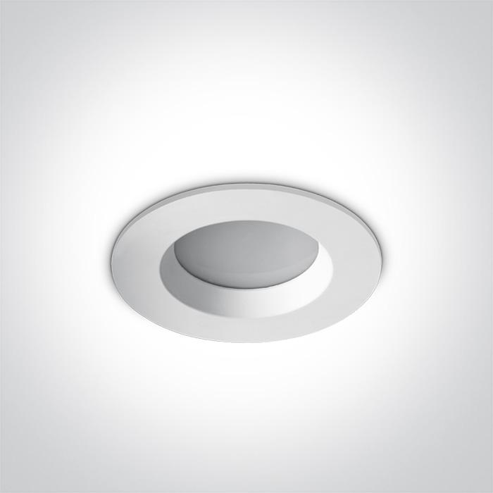 LED Downlight White Circular Warm White LED Outdoor LED built in 500lm 7W Die Cast One Light SKU:10107B/W/W - Toplightco