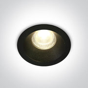 LED Spotlight Black Circular Warm White LED built in 560lm 7W Die Cast One Light SKU:10107DC/B/W - Toplightco
