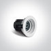 LED Spotlight Black Circular Warm White LED 550lm Aluminium One Light SKU:10107K/B/W - Toplightco