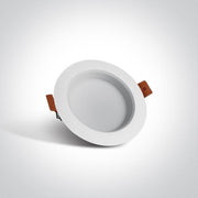 LED Downlight White Circular Warm White LED built in 490lm 7W Aluminium One Light SKU:10107T/W/W - Toplightco