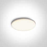 LED Downlight White Circular Cool White LED Outdoor LED built in 550lm 8W Die Cast One Light SKU:10108CF/C - Toplightco