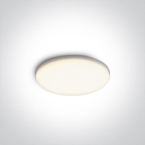 LED Downlight White Circular Cool White LED Outdoor LED built in 550lm 8W Die Cast One Light SKU:10108CF/C - Toplightco