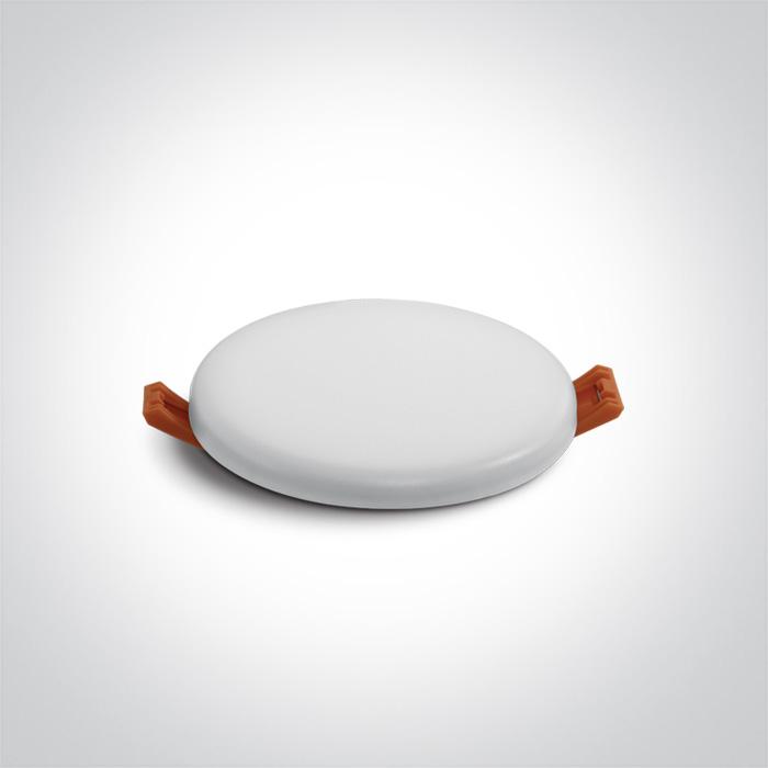 LED Downlight White Circular Warm White LED Outdoor LED built in 550lm 8W Die Cast One Light SKU:10108CF/W - Toplightco