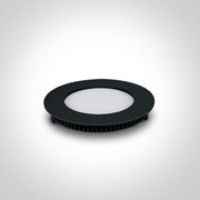 LED Downlight Black Circular Cool White LED built in 560lm 8W Die Cast One Light SKU:10108FA/B/C - Toplightco