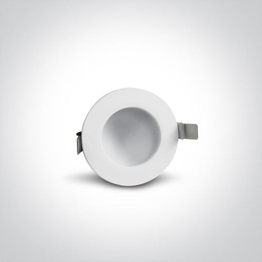 LED Downlight White Circular Warm Whtie LED built in 560lm 8W Die Cast One Light SKU:10108FD/W/W - Toplightco