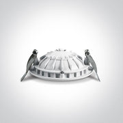 LED Downlight White Circular Warm Whtie LED built in 560lm 8W Die Cast One Light SKU:10108FD/W/W - Toplightco