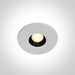 LED Spotlight White Circular Warm White LED Outdoor LED built in 600lm 8W Die Cast One Light SKU:10108H/W/W - Toplightco