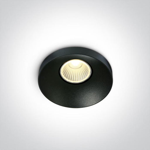 LED Spotlight Black Circular Warm White LED built in 560lm 8W Die Cast One Light SKU:10108R/B/W - Toplightco
