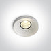 LED Spotlight White Circular Warm White LED built in 560lm 8W Die Cast One Light SKU:10108R/W/W - Toplightco