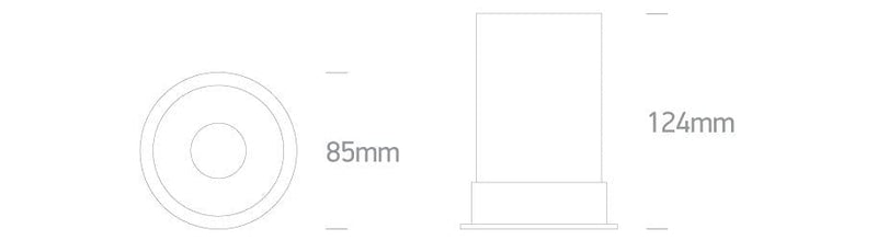 Recessed IP65 Fire Rated Spotlight White Outdoor Replaceable lamp Die Cast One Light SKU:10109F/W - Toplightco