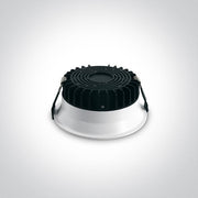 LED Downlight White Circular Cool White LED Outdoor LED built in 765lm 9W Die Cast One Light SKU:10109FD/W/C - Toplightco