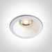Recessed IP65 Fire Rated Spotlight White Outdoor Replaceable lamp Die Cast One Light SKU:10109F/W - Toplightco