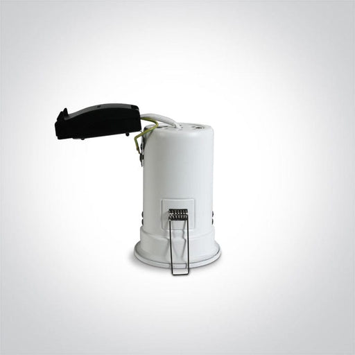 Recessed IP65 Fire Rated Spotlight White Outdoor Replaceable lamp Die Cast One Light SKU:10109F/W - Toplightco