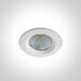 LED Downlight White Circular Warm White LED built in 850lm 10W Die Cast One Light SKU:10110CA/W/W - Toplightco