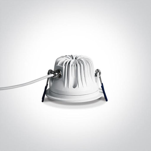 LED Downlight White Circular Warm White LED Outdoor LED built in 750lm 10W Die Cast One Light SKU:10110G/W/W - Toplightco