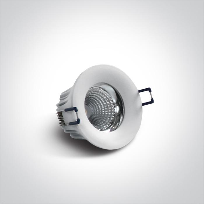 LED Downlight White Circular Cool White LED Outdoor LED built in 800lm 10W Die Cast One Light SKU:10110G/W/C - Toplightco