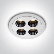 White 10W Low Glare recessed spotlight, IP20.

Complete with 700mA driver.

 One Light SKU:10110H/W/W