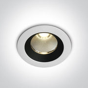 White Led 12w Warm White Ip65 38deg 230v Dark Light Recessed Spotlight - Toplightco