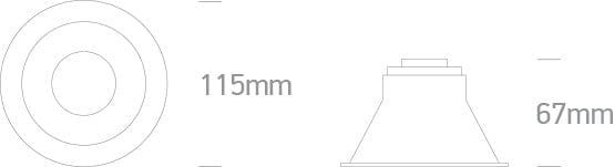 White Led 10w Ip54 Cool White 230v Dark Light - Toplightco