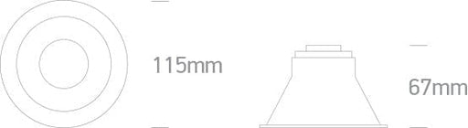 White Led 10w Ip54 Cool White 230v Dark Light - Toplightco